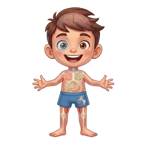 Human anatomy diagram